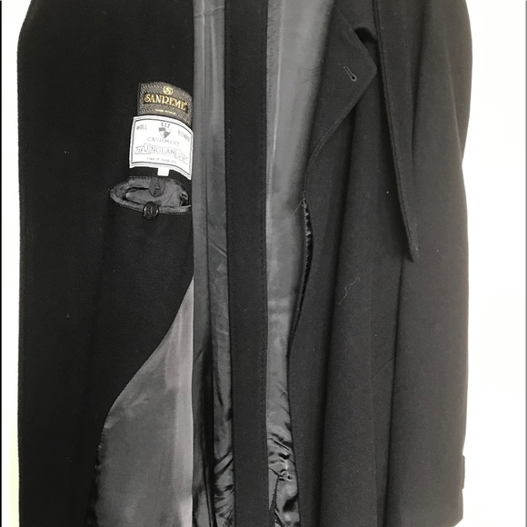 Long Coat Blazer Thick Wool Cashmere Made In Italy - Picture 2 of 4